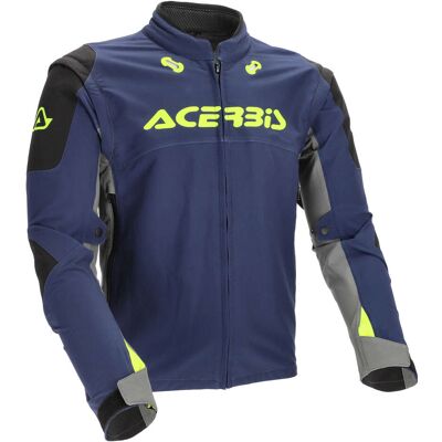 Giacca moto Cross Enduro Acerbis Rally Race Blu Giallo taglia 2XL Giacca moto Cross Enduro Acerbis Rally Race Blu Giallo taglia 2XL