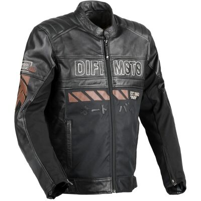 Giacca Moto DIFI Iconic Nero Scuro taglia 60 Giacca Moto DIFI Iconic Nero Scuro taglia 60