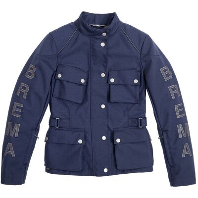 Giacca Moto Donna Brema Silver Vase GT GT J-W Navy Blu taglia XL Giacca Moto Donna Brema Silver Vase GT GT J-W Navy Blu taglia XL