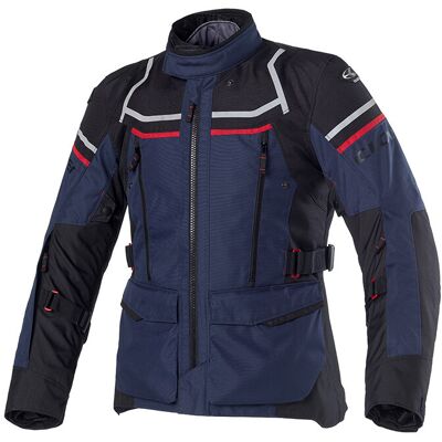 Giacca Moto Donna Clover OUTLAND 2 LADY WP Blu Rosso Nero taglia L Giacca Moto Donna Clover OUTLAND 2 LADY WP Blu Rosso Nero taglia L