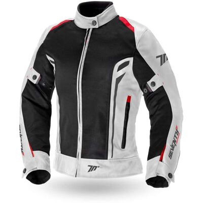 Giacca moto Donna Estiva Seventy JT36 Sport Line Rosso Ghiac taglia XS Giacca moto Donna Estiva Seventy JT36 Sport Line Rosso Ghiac taglia XS