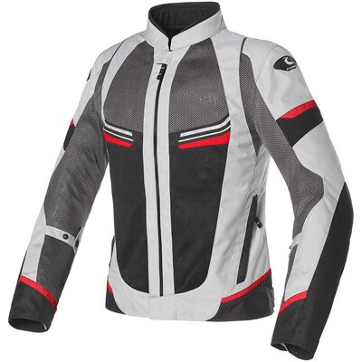 Giacca Moto Donna Traforata Clover AIRJET 5 LADY MESH Grigio taglia XS Giacca Moto Donna Traforata Clover AIRJET 5 LADY MESH Grigio taglia XS