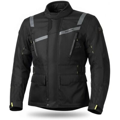 Giacca Moto In Tessuto Hevik Touring STELVIO LIGHT Nero taglia M Giacca Moto In Tessuto Hevik Touring STELVIO LIGHT Nero taglia M