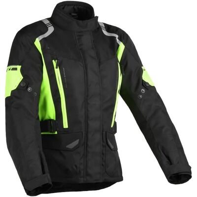 Giacca Moto Tessuto Donna DIFI Navigator Aerotex Nero Giallo taglia S Giacca Moto Tessuto Donna DIFI Navigator Aerotex Nero Giallo taglia S