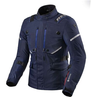 Giacca Moto Touring in Gore-Tex Rev'it VERTICAL GTX Blu Scur taglia 3X Giacca Moto Touring in Gore-Tex Rev'it VERTICAL GTX Blu Scur taglia 3X