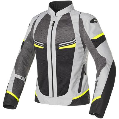 Giacca Moto Traforata Clover AIRJET 5 MESH SPORT Grigio Gial taglia M Giacca Moto Traforata Clover AIRJET 5 MESH SPORT Grigio Gial taglia M
