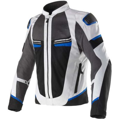 Giacca Moto Traforata Clover AIRJET 6 Blu Bianco Nero taglia L Giacca Moto Traforata Clover AIRJET 6 Blu Bianco Nero taglia L