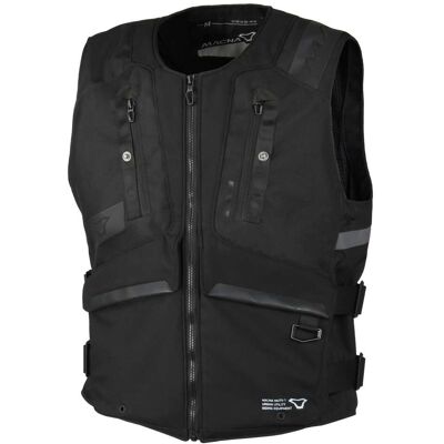 Gilet Smanicato Moto Macna Mutv-1 Nero taglia 2XL/3XL Gilet Smanicato Moto Macna Mutv-1 Nero taglia 2XL/3XL
