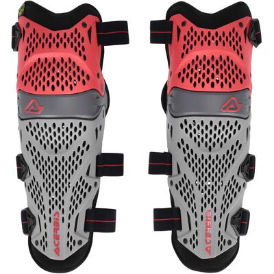 Ginocchiera Moto Cross Enduro Acerbis Impact Pro Rosso Grigi taglia un Ginocchiera Moto Cross Enduro Acerbis Impact Pro Rosso Grigi taglia un