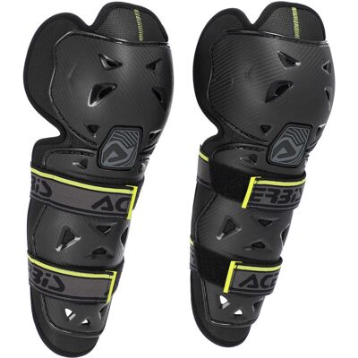 Ginocchiera moto Cross Enduro Acerbis Profile 2.0 Nero Giall taglia un Ginocchiera moto Cross Enduro Acerbis Profile 2.0 Nero Giall taglia un