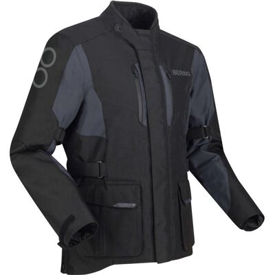 Giubbotto Moto Bering SIBERIA Nero Grigio taglia 4XL Giubbotto Moto Bering SIBERIA Nero Grigio taglia 4XL