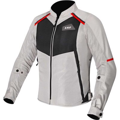 Giubbotto Moto Donna LS2 BREEZE LADY Grigio Nero Rosso taglia M Giubbotto Moto Donna LS2 BREEZE LADY Grigio Nero Rosso taglia M