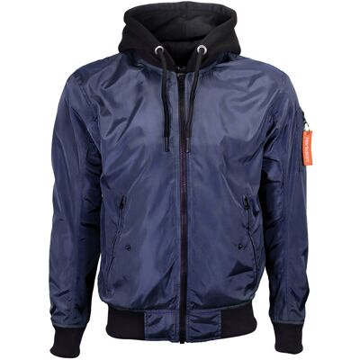 Giubbotto Moto Harisson MAVERICK Blu taglia 2XL Giubbotto Moto Harisson MAVERICK Blu taglia 2XL