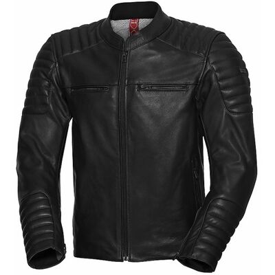 Giubbotto Moto In Pelle Custom Ixs Classic LD DARK Nero taglia 58 Giubbotto Moto In Pelle Custom Ixs Classic LD DARK Nero taglia 58