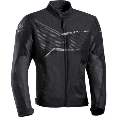 Giubbotto Moto In Tessuto Ixon SLASH Nero Antracite taglia 4XL Giubbotto Moto In Tessuto Ixon SLASH Nero Antracite taglia 4XL