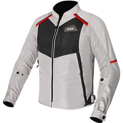 Giubbotto Moto LS2 BREEZE MAN Grigio Nero Rosso taglia M Giubbotto Moto LS2 BREEZE MAN Grigio Nero Rosso taglia M