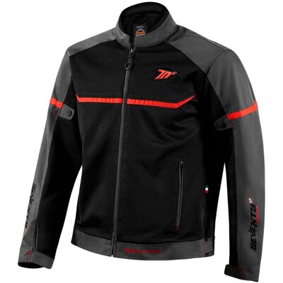 Giubbotto Moto Seventy Degrees SD-JR30.1 MOJAVE Nero Rosso taglia XL Giubbotto Moto Seventy Degrees SD-JR30.1 MOJAVE Nero Rosso taglia XL