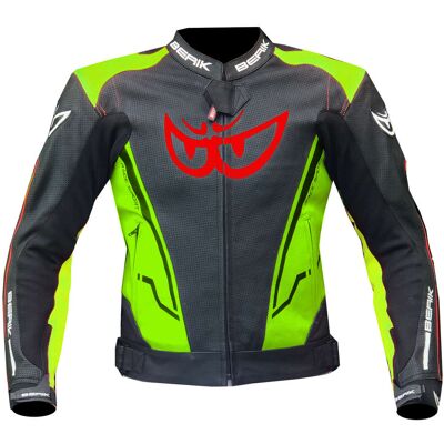 Giubbotto Moto Tecnico Berik 2.0 in Pelle LJ 181334-A Sport taglia 50 Giubbotto Moto Tecnico Berik 2.0 in Pelle LJ 181334-A Sport taglia 50