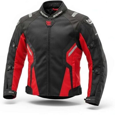 Giubbotto Moto Traforato Berik 2.0 NJ-173315-IT Mesh Air Ner taglia 50 Giubbotto Moto Traforato Berik 2.0 NJ-173315-IT Mesh Air Ner taglia 50