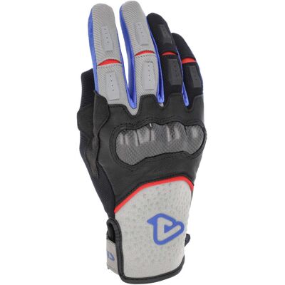 Guanti Moto Acerbis CE Carbon G 5.0 Grigio Blu taglia XS Guanti Moto Acerbis CE Carbon G 5.0 Grigio Blu taglia XS