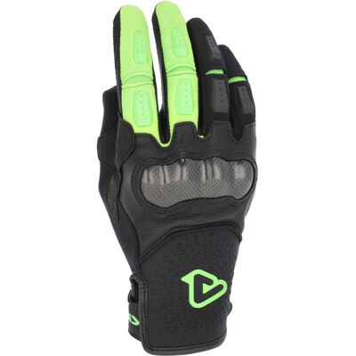 Guanti Moto Acerbis CE Carbon G 5.0 Nero Verde taglia S Guanti Moto Acerbis CE Carbon G 5.0 Nero Verde taglia S