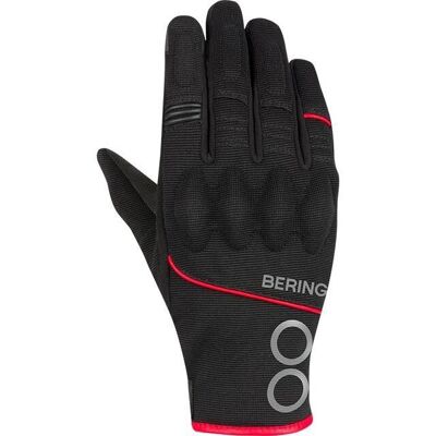 Guanti Moto BERING NASSAU Nero Rosso taglia 13 Guanti Moto BERING NASSAU Nero Rosso taglia 13
