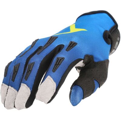 Guanti Moto Cross Acerbis MX X-P 2.0 Blu Giallo taglia S Guanti Moto Cross Acerbis MX X-P 2.0 Blu Giallo taglia S