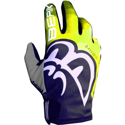 Guanti moto Cross Enduro Berik MX Exagon nero Giallo Fluo Bl taglia 2X Guanti moto Cross Enduro Berik MX Exagon nero Giallo Fluo Bl taglia 2X