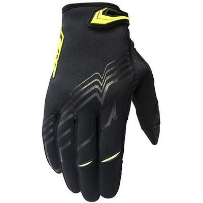 Guanti Moto Cross Enduro Fm Racing NEO EN Nero Giallo taglia L Guanti Moto Cross Enduro Fm Racing NEO EN Nero Giallo taglia L
