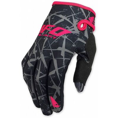 Guanti Moto Cross Enduro Ufo Modello Element Nero taglia M Guanti Moto Cross Enduro Ufo Modello Element Nero taglia M