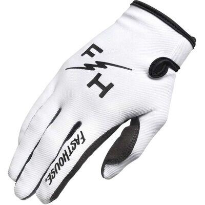 Guanti Moto Cross FASTHOUSE CARBON 24.1 ETERNAL BIANCHI taglia M Guanti Moto Cross FASTHOUSE CARBON 24.1 ETERNAL BIANCHI taglia M