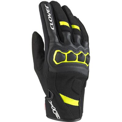 Guanti Moto Estivi Clover AIRTOUCH 2 Nero Giallo taglia XL Guanti Moto Estivi Clover AIRTOUCH 2 Nero Giallo taglia XL