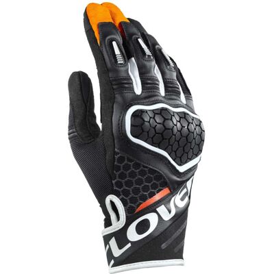 Guanti Moto Estivi Clover PREDATOR 2 Arancio Nero taglia M Guanti Moto Estivi Clover PREDATOR 2 Arancio Nero taglia M