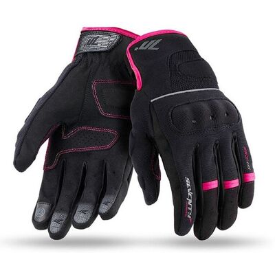 Guanti Moto Estivi Seventy C56 Lady CE Nero Rosa taglia L Guanti Moto Estivi Seventy C56 Lady CE Nero Rosa taglia L