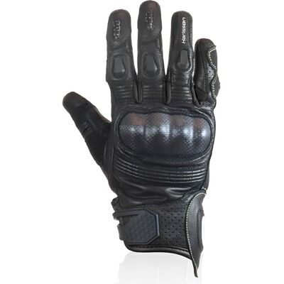 Guanti Moto in Pelle Estivi Harisson MISANO Nero taglia S Guanti Moto in Pelle Estivi Harisson MISANO Nero taglia S