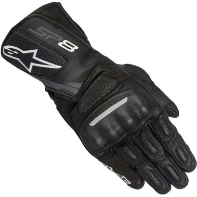 Guanti Moto in Pelle Racing Alpinestars SP-8 v2 Nero taglia L Guanti Moto in Pelle Racing Alpinestars SP-8 v2 Nero taglia L