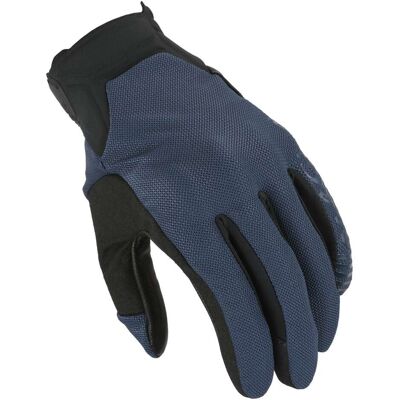 Guanti Moto Macna Obtain leather Blu Nero taglia L Guanti Moto Macna Obtain leather Blu Nero taglia L