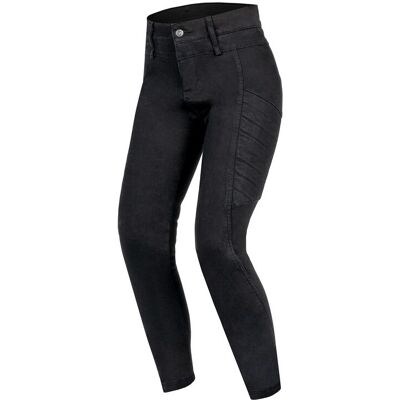 Jeans Moto Donna Rebelhorn ASH Lady Nero L30 taglia 24 Jeans Moto Donna Rebelhorn ASH Lady Nero L30 taglia 24