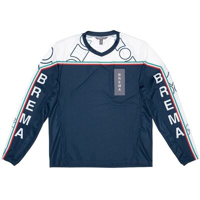 Maglia Moto Cross Enduro Brema Valli XR-S Icon Navy Blu taglia S Maglia Moto Cross Enduro Brema Valli XR-S Icon Navy Blu taglia S