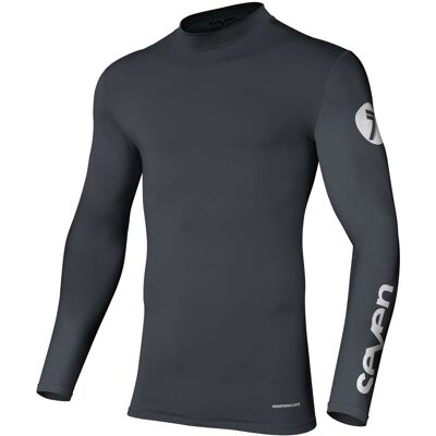 Maglia Moto Cross Enduro Seven Mx ZERO COMPRESSION Charcoal taglia L Maglia Moto Cross Enduro Seven Mx ZERO COMPRESSION Charcoal taglia L