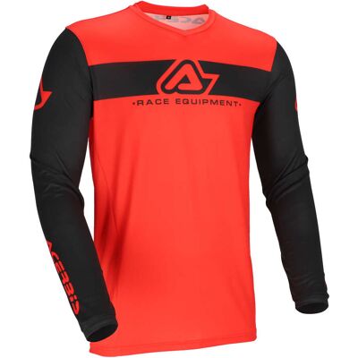 Maglia MotoCross Enduro ACERBIS MX J-TRACK INC 2.0 Nero Ross taglia L Maglia MotoCross Enduro ACERBIS MX J-TRACK INC 2.0 Nero Ross taglia L