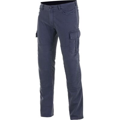 Pantalone Moto Casual Alpinestars CARGO RIDING Blu Distresse taglia 36 Pantalone Moto Casual Alpinestars CARGO RIDING Blu Distresse taglia 36