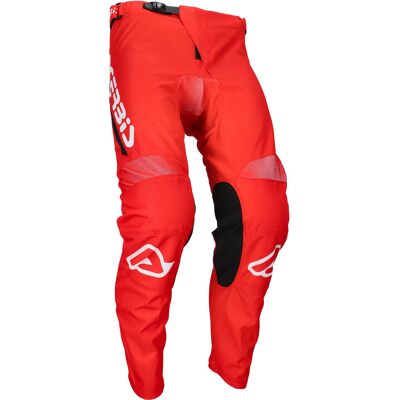 Pantalone Motocross Enduro ACERBIS MX LINEAR LUGO Rosso Bian taglia 34 Pantalone Motocross Enduro ACERBIS MX LINEAR LUGO Rosso Bian taglia 34