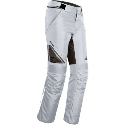 Pantaloni Moto In Tessuto Acerbis CE X-TOUR Grigio Chiaro taglia 3XL Pantaloni Moto In Tessuto Acerbis CE X-TOUR Grigio Chiaro taglia 3XL