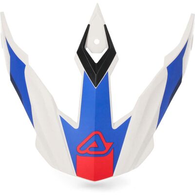 Tesina Acerbis Per Casco FS-606 Bianco Blu Rosso taglia unica Tesina Acerbis Per Casco FS-606 Bianco Blu Rosso taglia unica