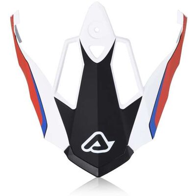 Acerbis Reactive Graffix Helmet Visor Rosso / Bianco - Visiera Casco Acerbis Reactive Graffix Helmet Visor Rosso / Bianco - Visiera Casco