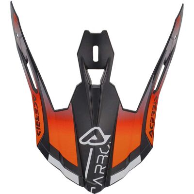 Tesina Acerbis per Casco STEEL CARBON 2206 Nero Arancio Fluo taglia un Tesina Acerbis per Casco STEEL CARBON 2206 Nero Arancio Fluo taglia un