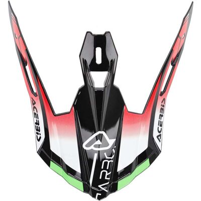 Tesina Acerbis per Casco STEEL CARBON 2206 Verde Rosso taglia unica Tesina Acerbis per Casco STEEL CARBON 2206 Verde Rosso taglia unica