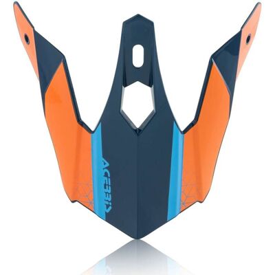 Visiera Casco Bambini Acerbis Steel Junior / Eclipse Arancione / Blu - Visor Visiera Casco Bambini Acerbis Steel Junior / Eclipse Arancione / Blu - Visor