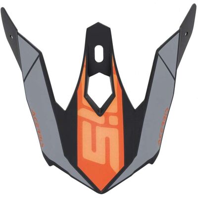 Tesina Acerbis per Casco STEEL JUNIOR Nero Arancio taglia unica Tesina Acerbis per Casco STEEL JUNIOR Nero Arancio taglia unica